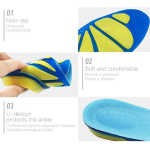 Silicone Gel Insoles Foot Care