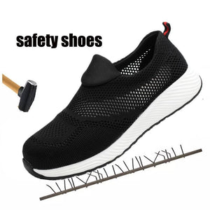 Breathable Work Shoes Spring Safety Sneaker