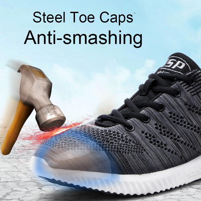 Steel Toe Shoes Work Sneaker