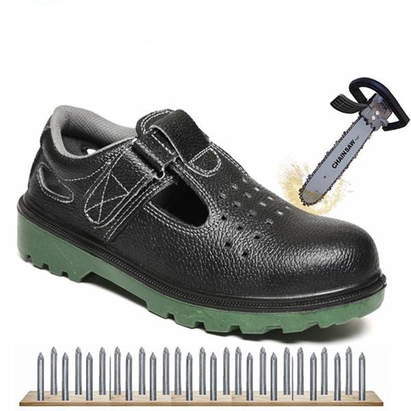 Men Safety Shoes Steel Toe Big Size 35-46